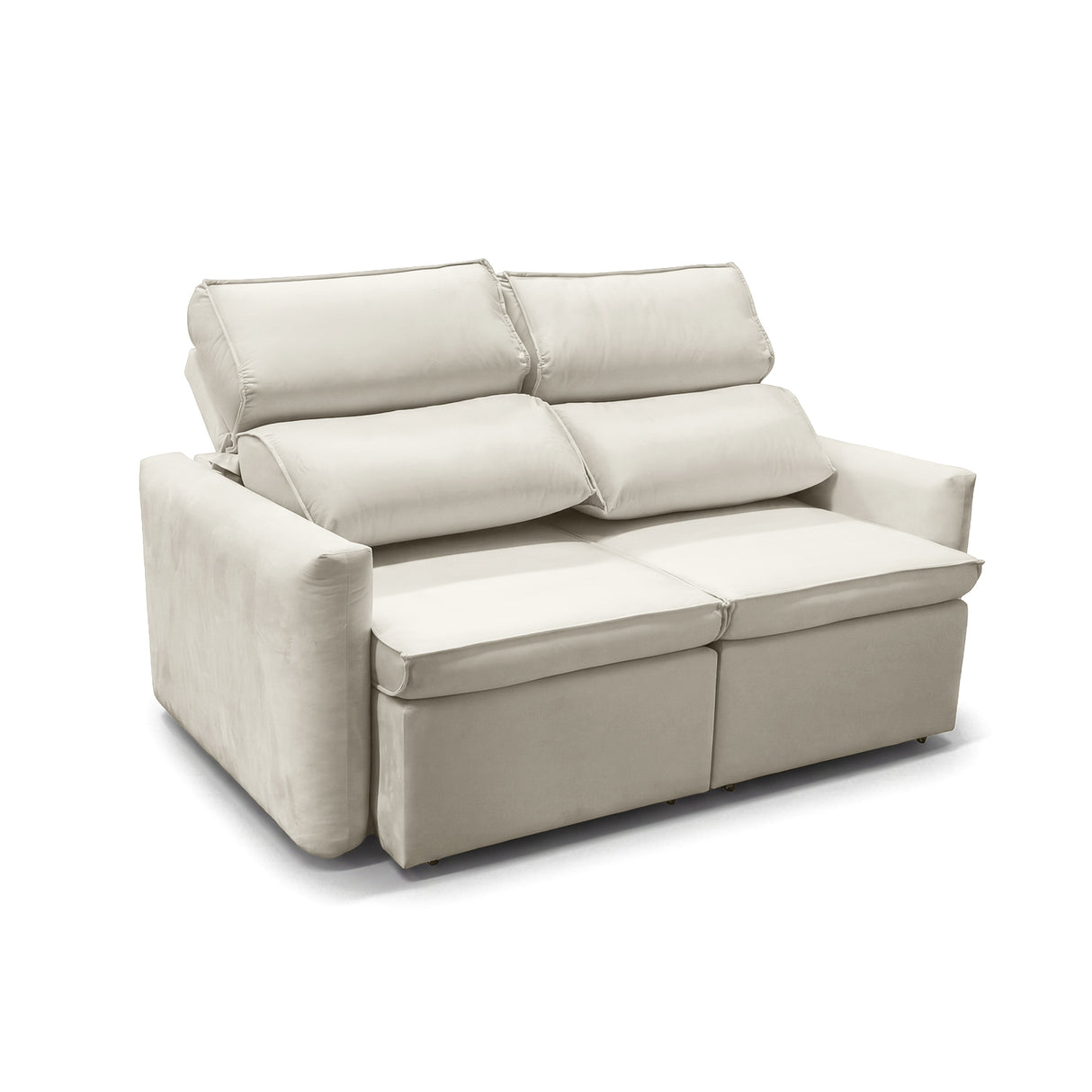 Sofá 2 Cuerpos Santiago Tela Beige - 1.70m Stock
