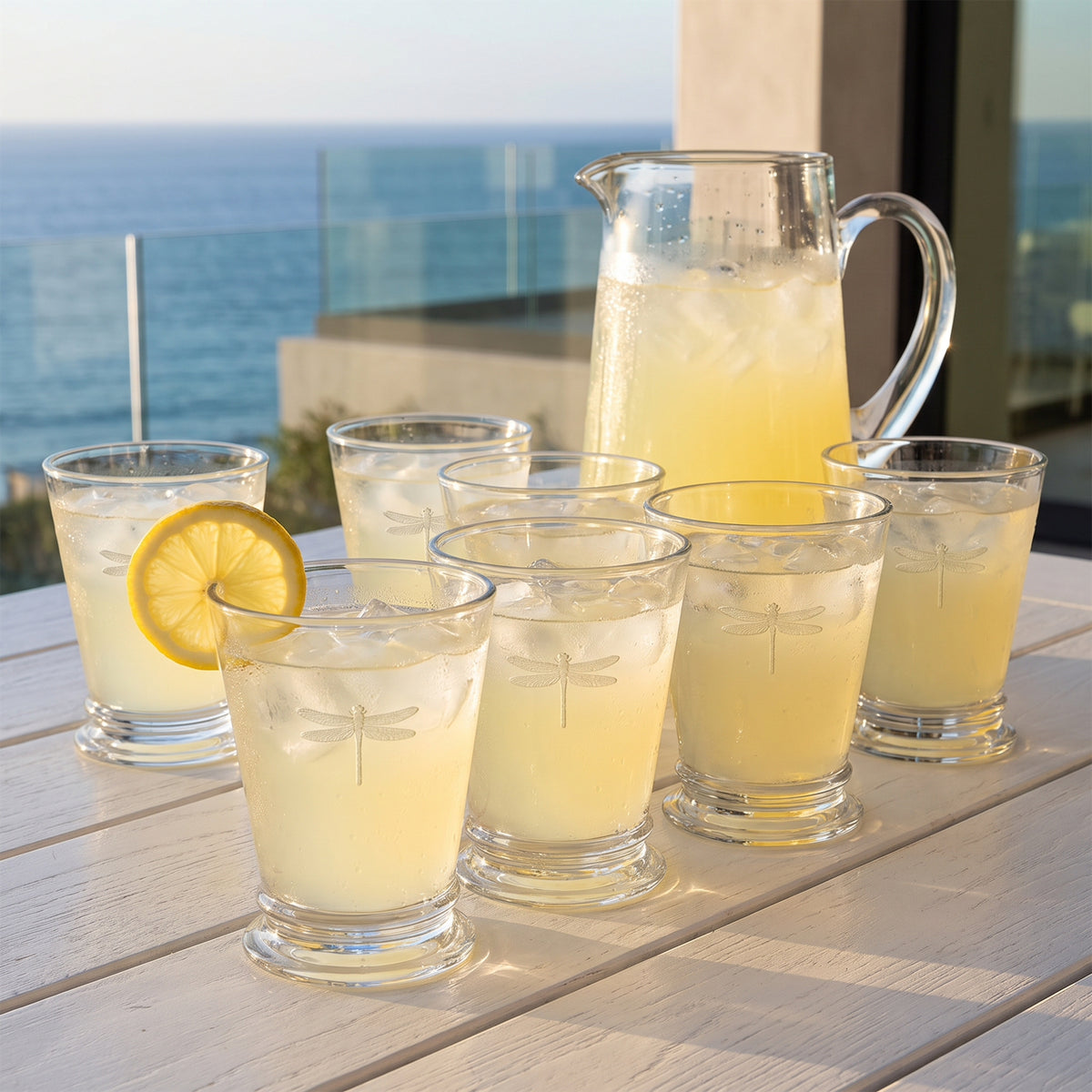 SET 6 VASOS LIBÉLULA 255 ML HAPPYWARE