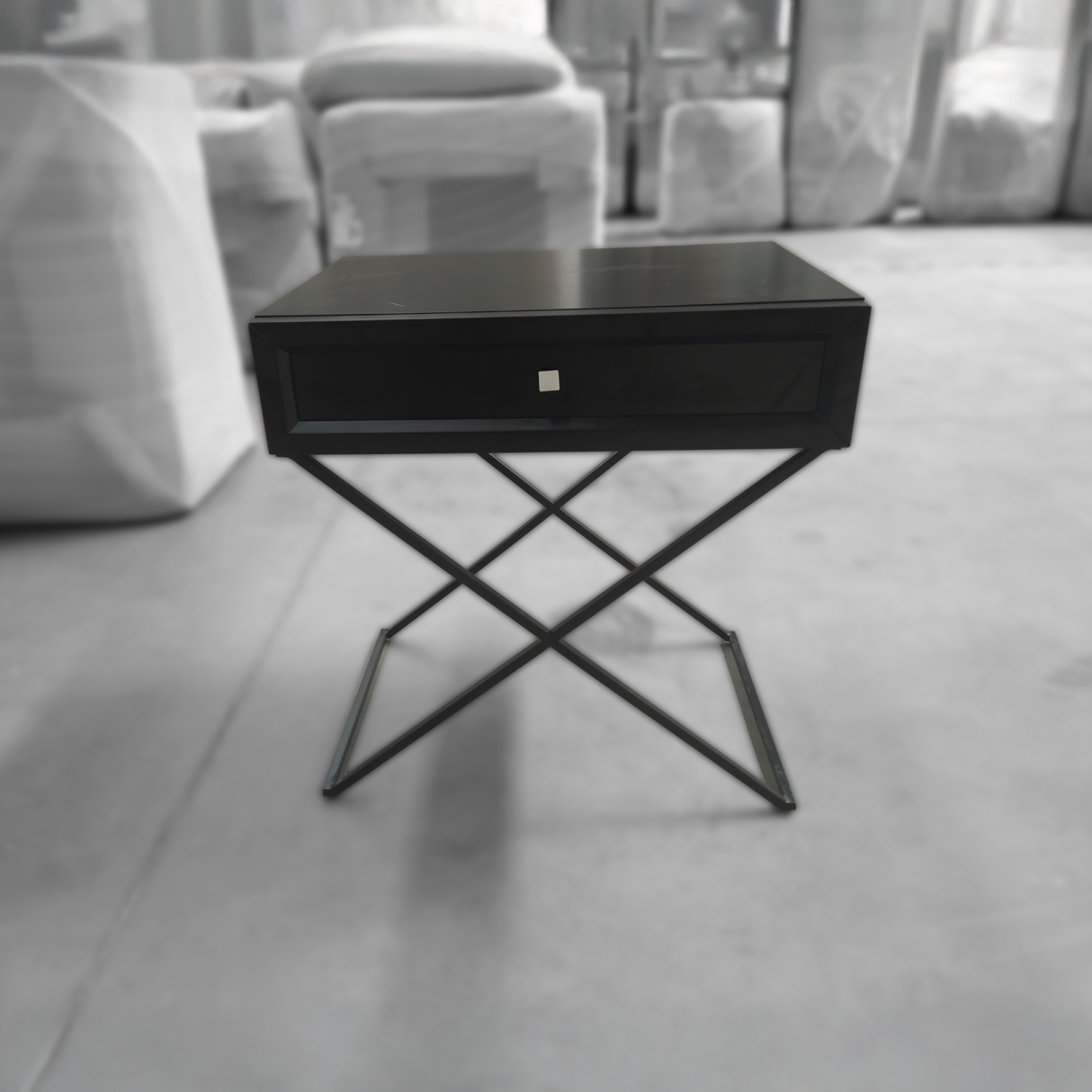 Velador Eva Negro Outlet S/CAMBIO NI DEVOLUCIÓN Re Decora