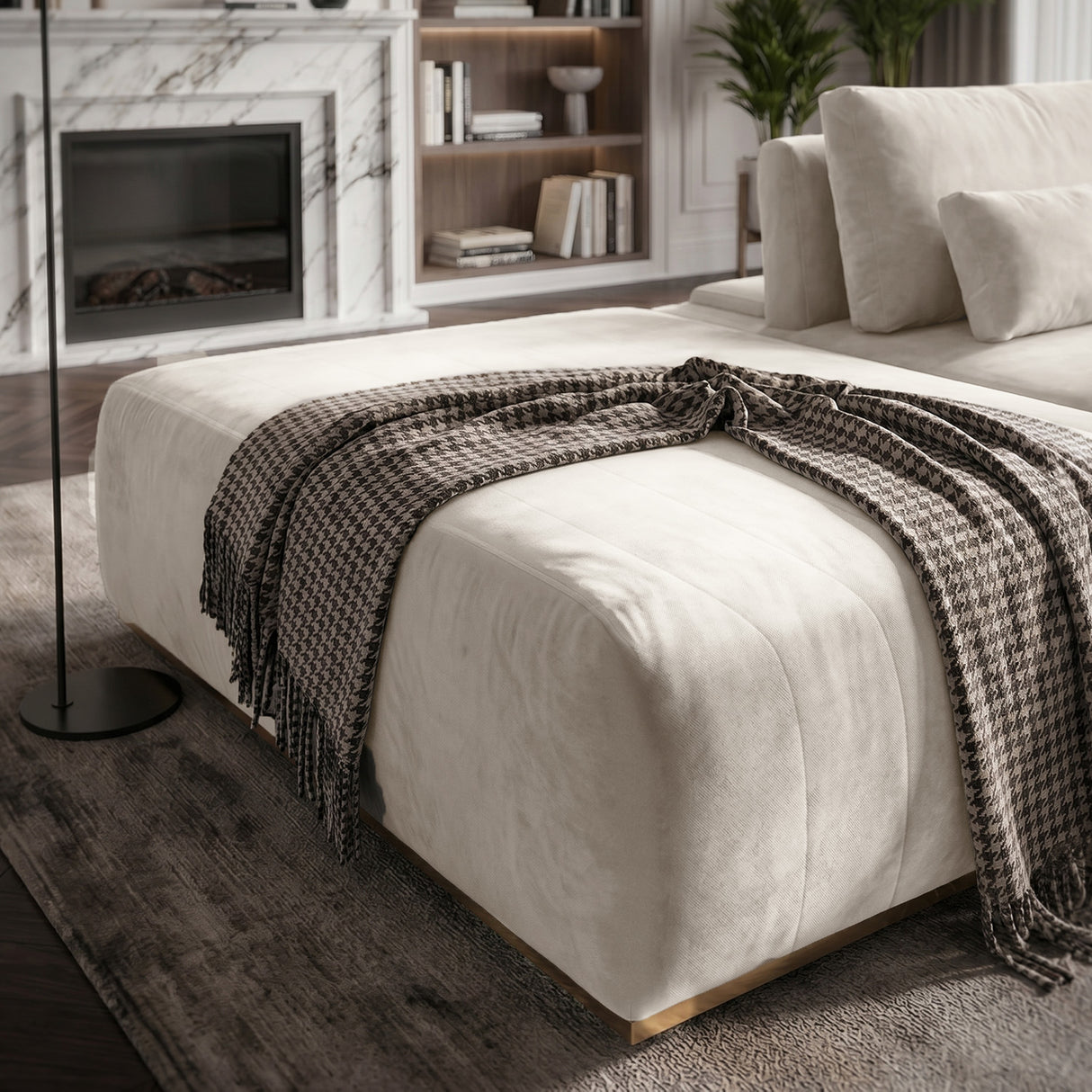 Sofá Modular 3 cuerpos Alba Tela Beige - 3.00m a Confección