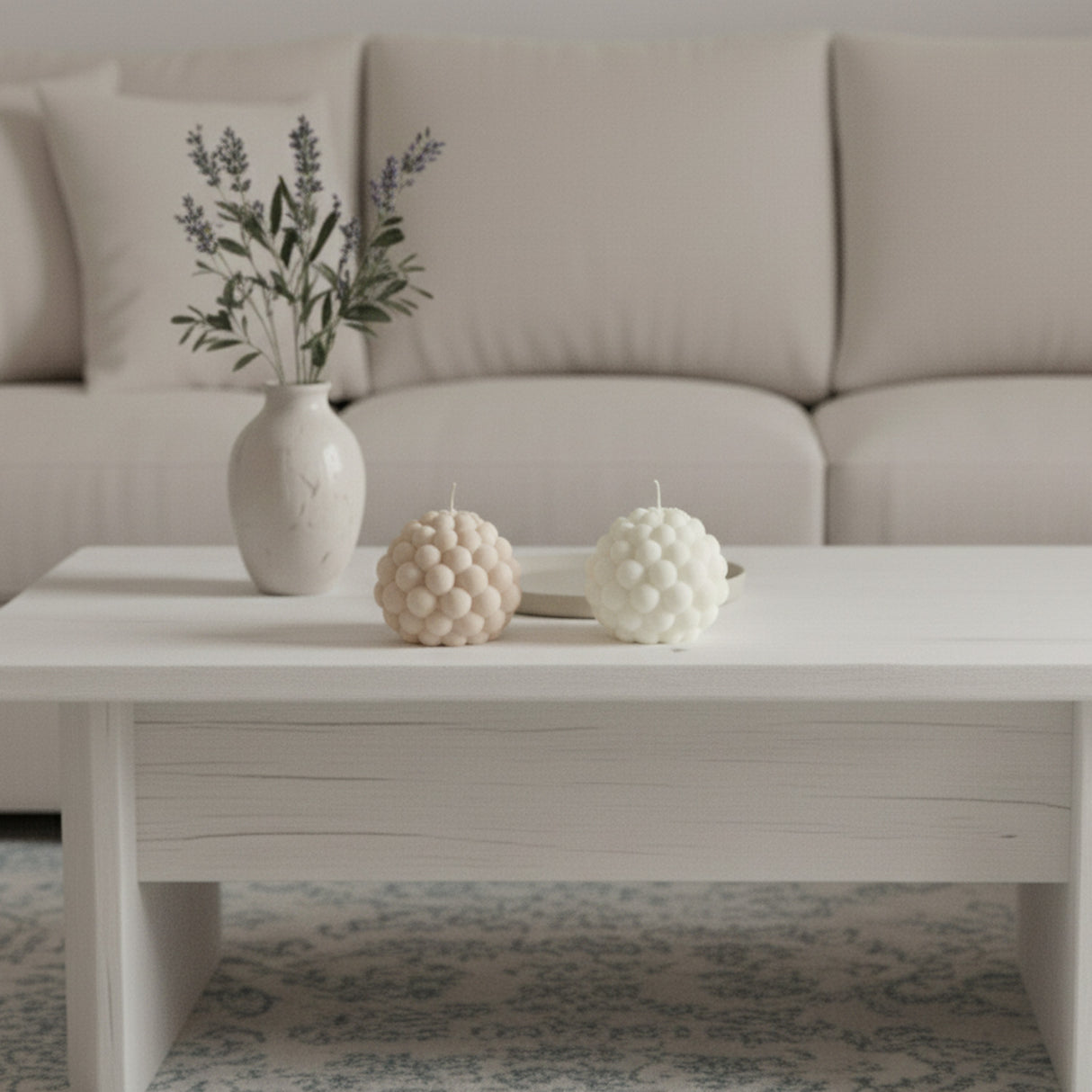 Vela de Cera Burbuja Nórdica