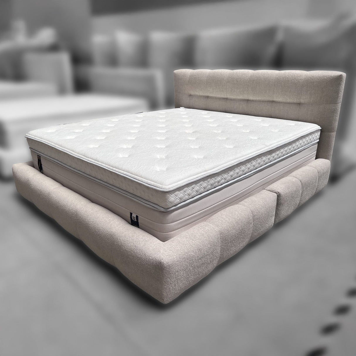 Cama Completa Vicenza King 6004 Intermedio Outlet S/CAMBIO NI DEVOLUCIÓN Re Decora