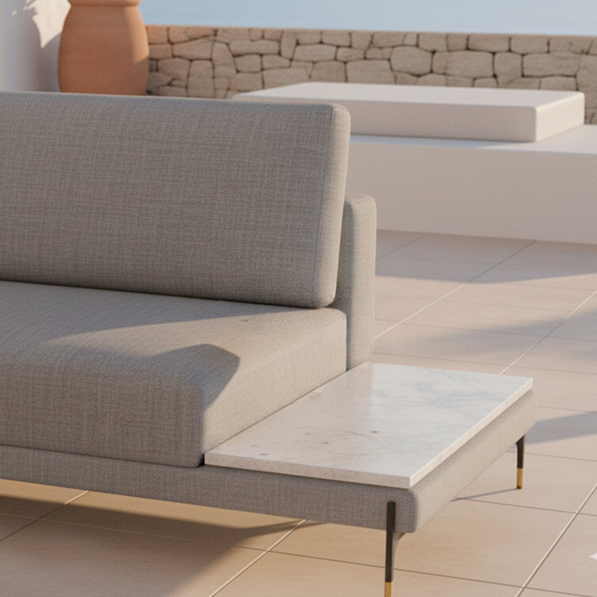 Sofá Cobble en L de Terraza