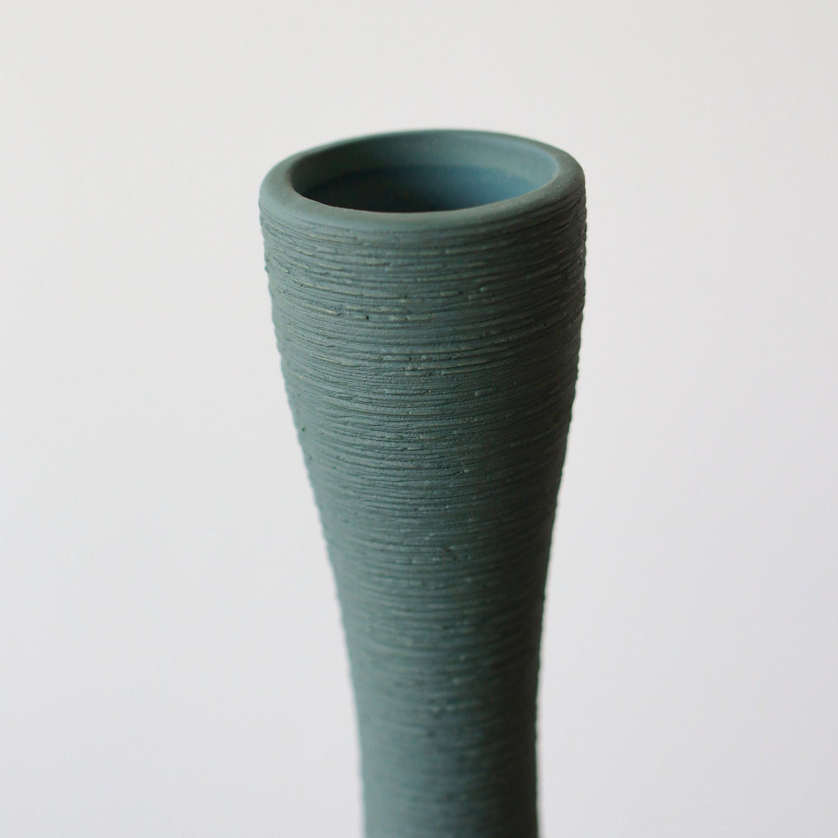 Jarrón de Cerámica Largo Delgado Kelida Porcelana