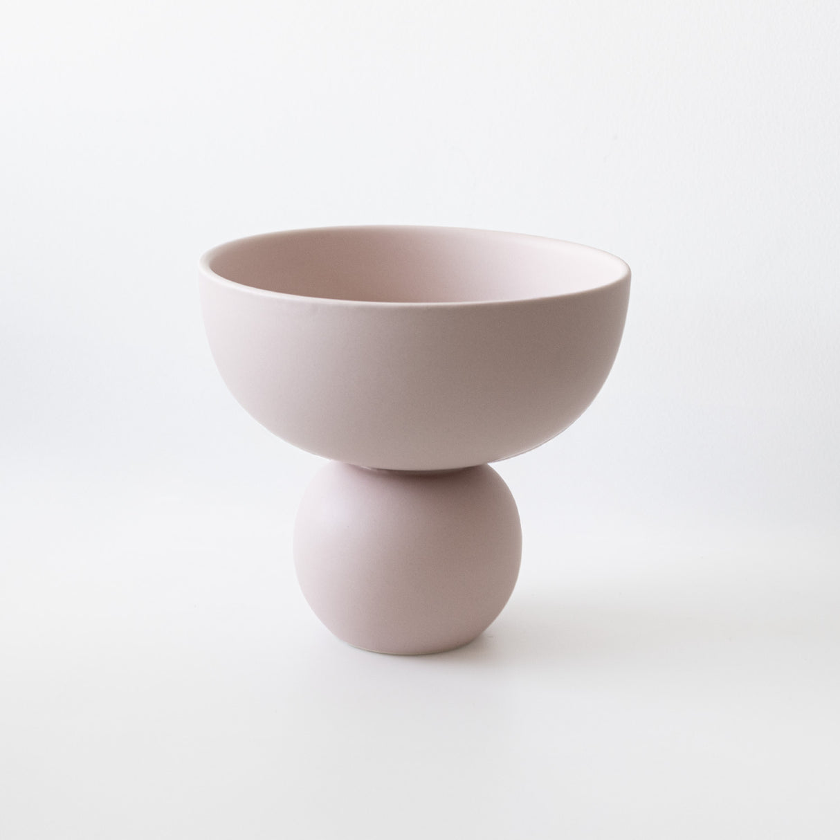 Jarrón semicírculo color rosa / jarrón rosa pastel / jarrón rosa / jarrón decorativo color rosa / jarrón decorativo semicircular color rosa