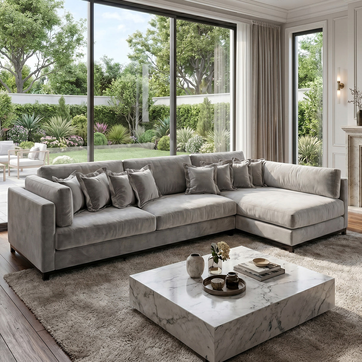 Sofá Liberty con Chaise Longue