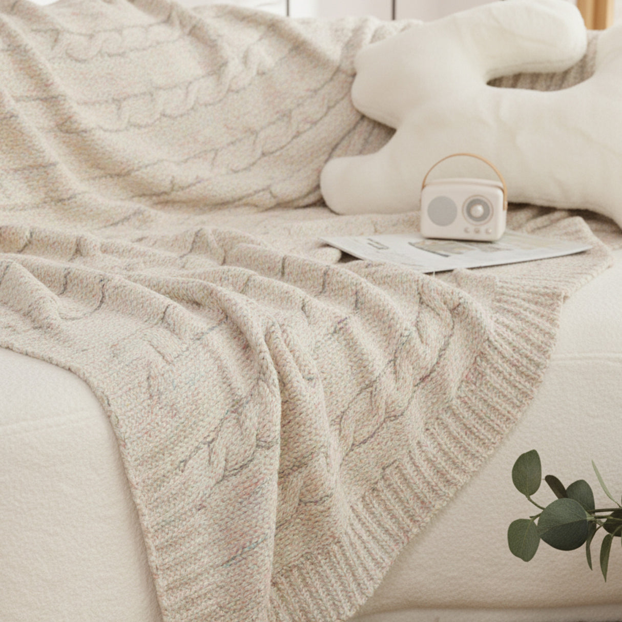 Manta Decorativa para Sofá