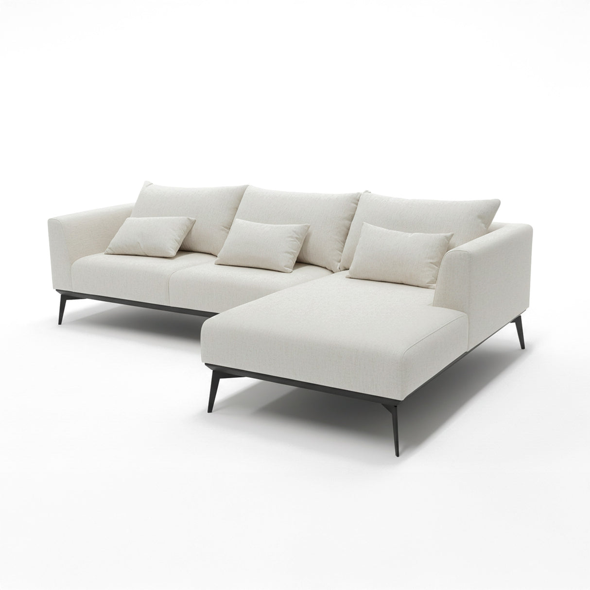 Sofá Palace con Chaise 2.76 MT 6010 Stock