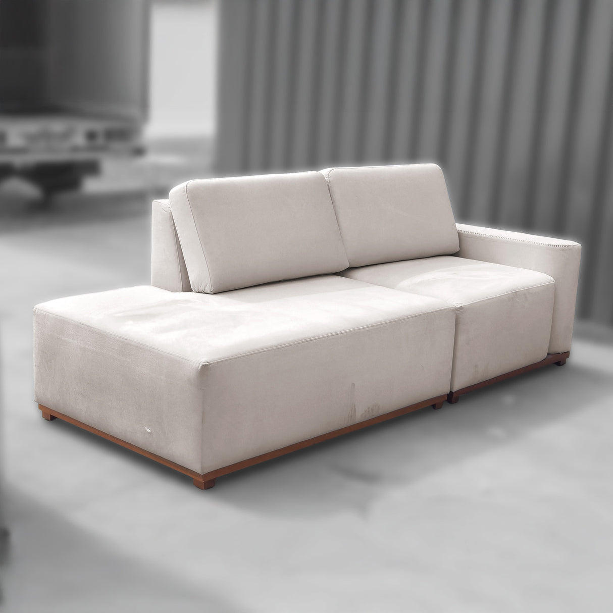 Sofá Piacenza con Pouf 2.32MT 2392 Outlet S/CAMBIO NI DEVOLUCIÓN