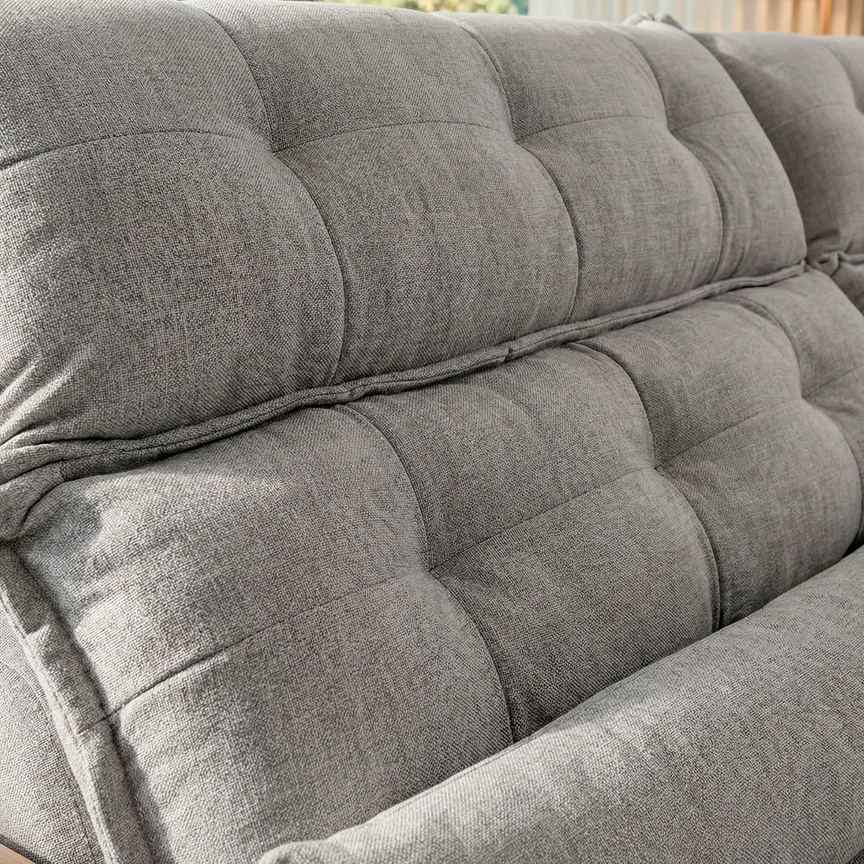 Sofá 3 Cuerpos Prediletto Tela Blanco - 3.60m