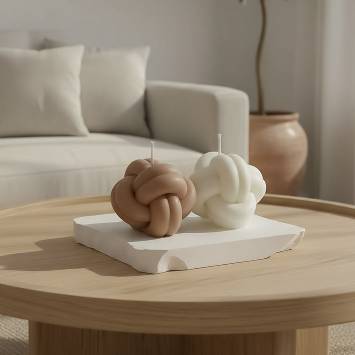 Vela de Cera Nórdico Nudo Infinito