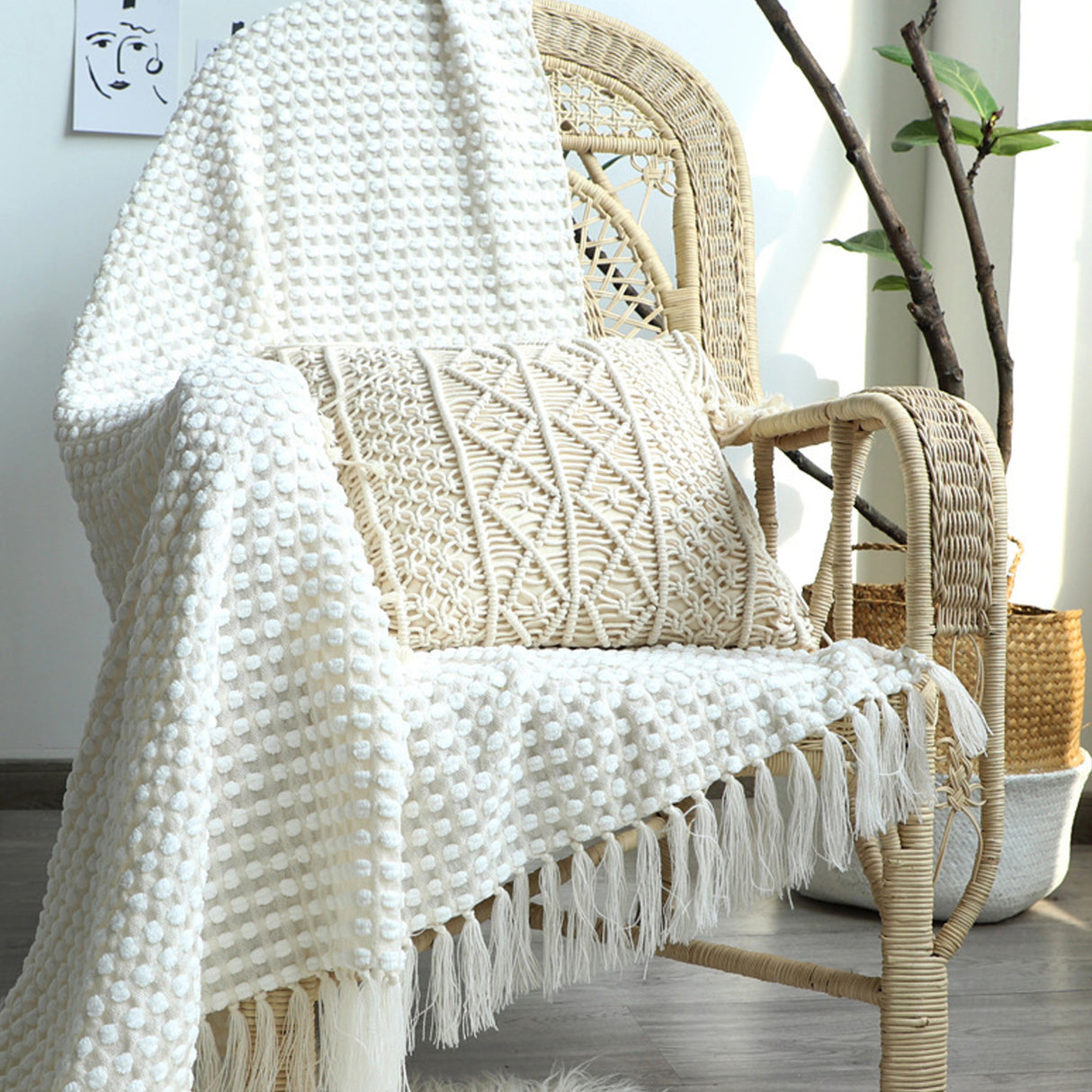 Manta de Chenilla Americana