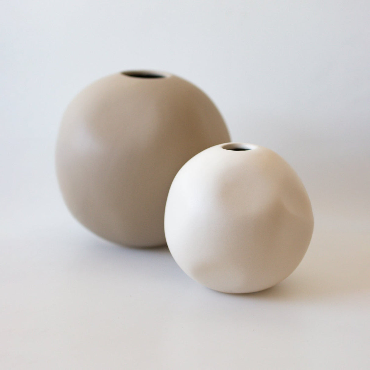 Jarrón de Cerámica Redondo Minimalista Kelida Porcelana