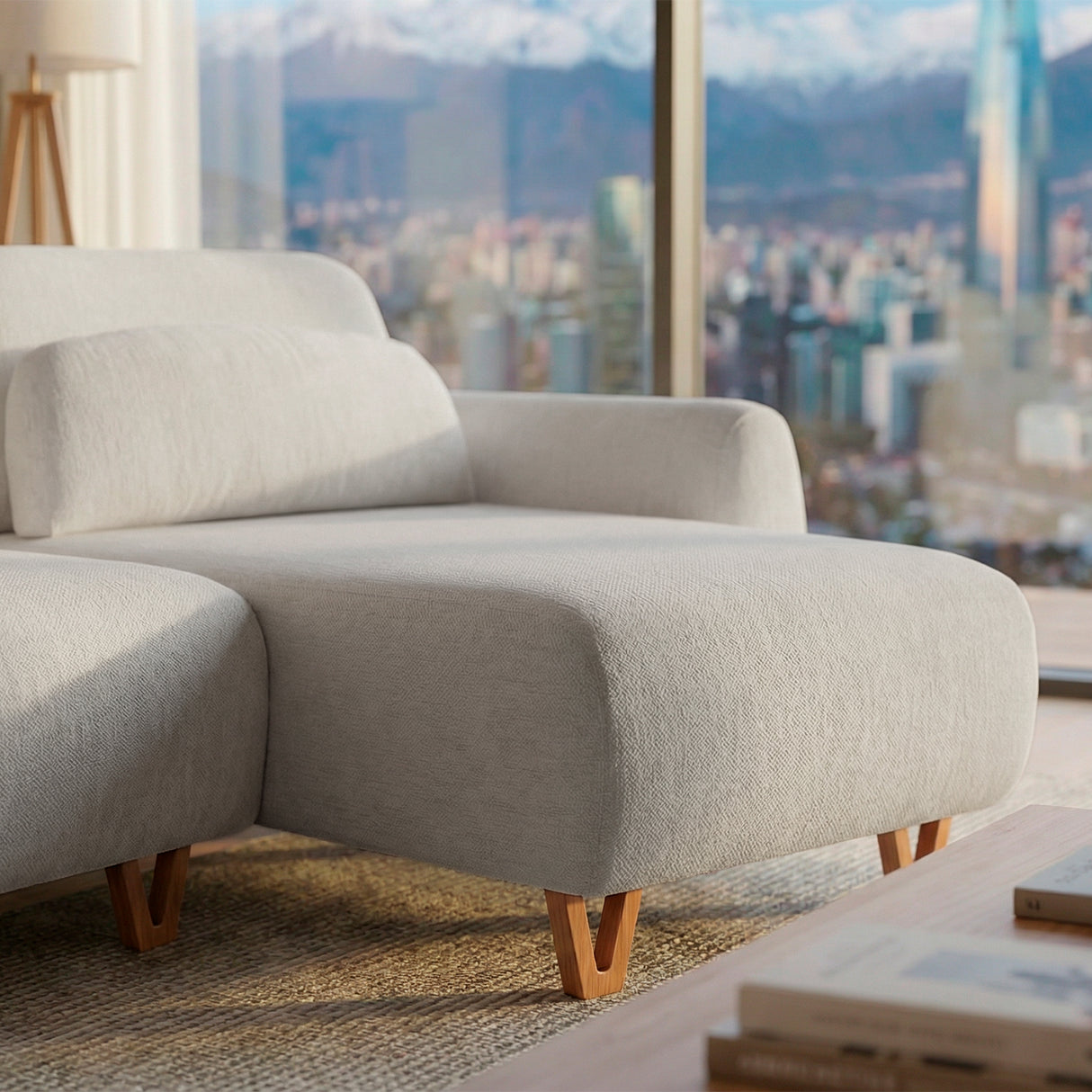 Sofá Laguna con Chaise Curvo