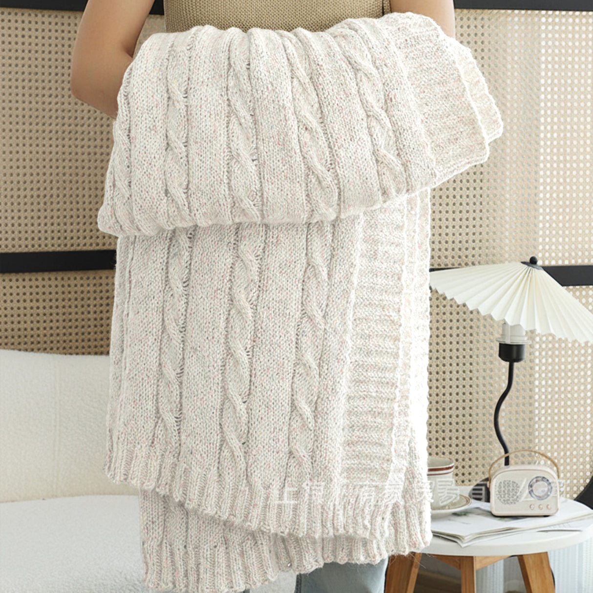 Manta Decorativa para Sofá