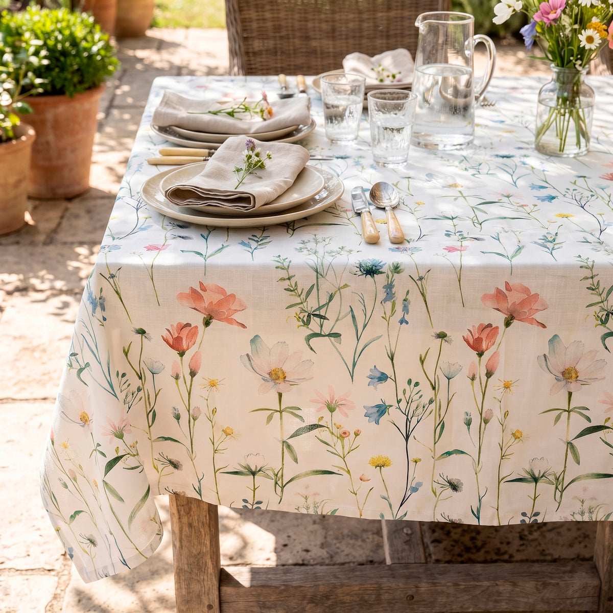 Mantel antimanchas pradera 180 x 280cm