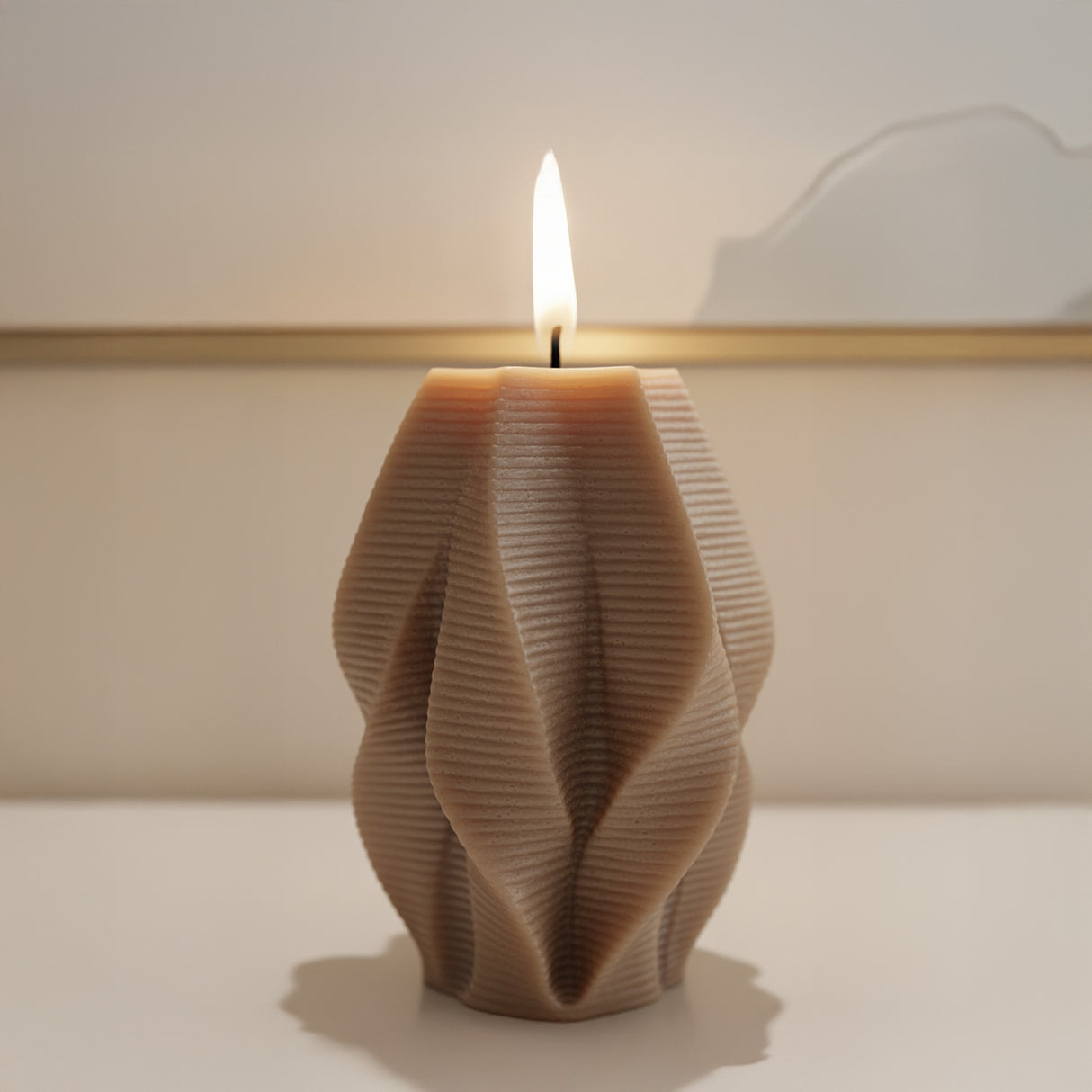 Vela de Cera Pilares Con Espiral