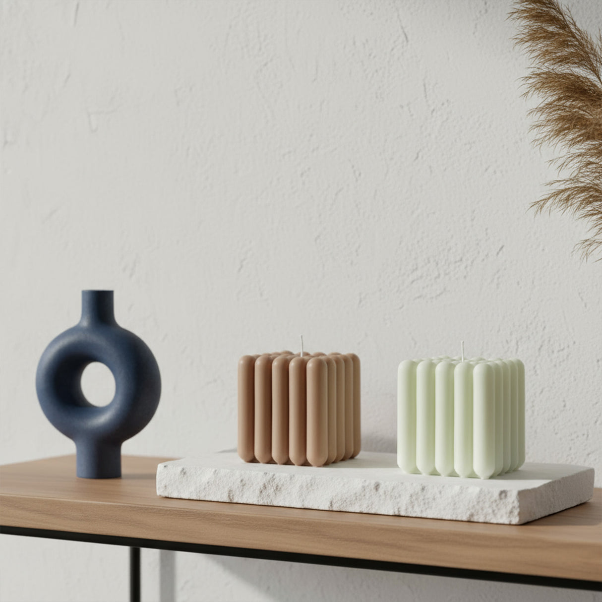 Vela de Cera Nórdica Pilares