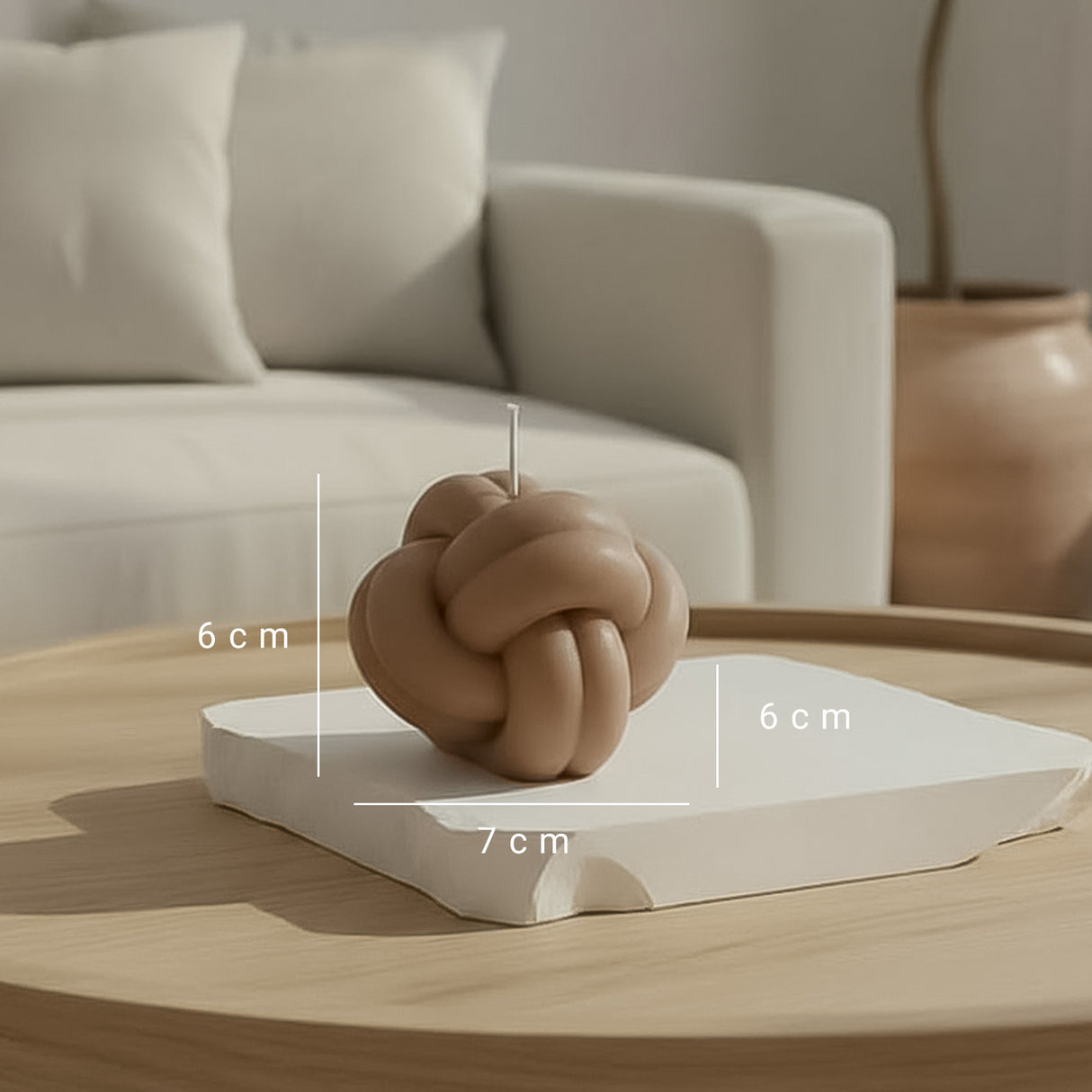 Vela de Cera Nórdico Nudo Infinito