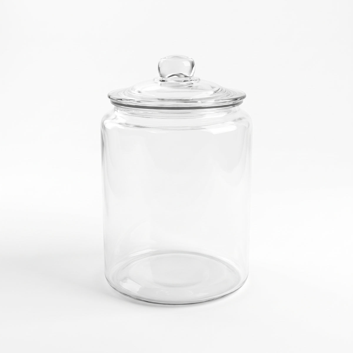 Frasco de vidrio con tapa 25cm