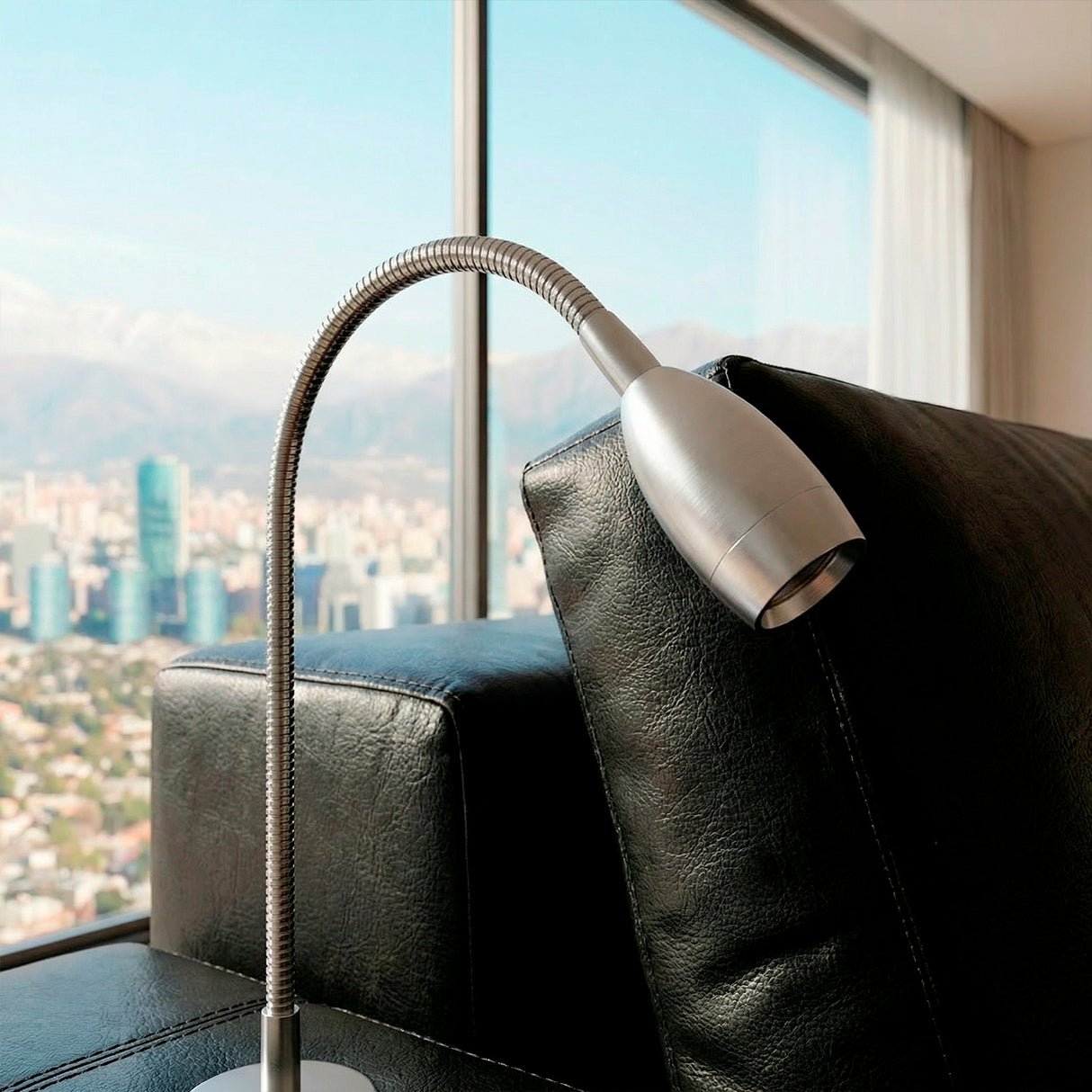 Sofá Extensible Imperial de Eco Cuero con Carga touch y Luminaria