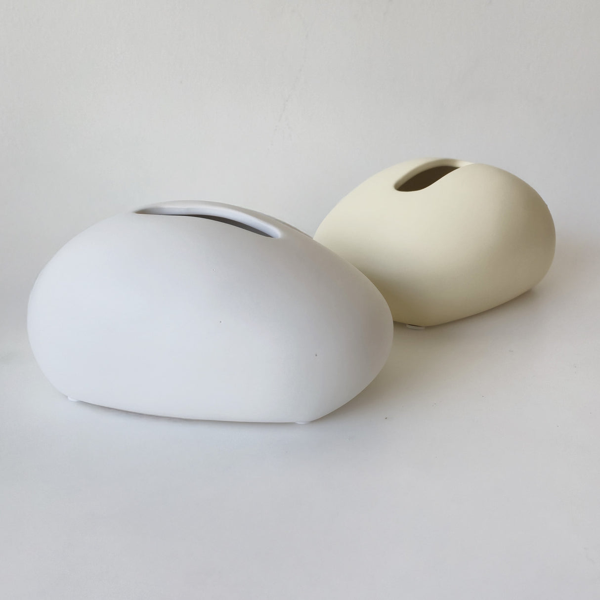 Servilletero Decorativo de Cerámica Ovalado