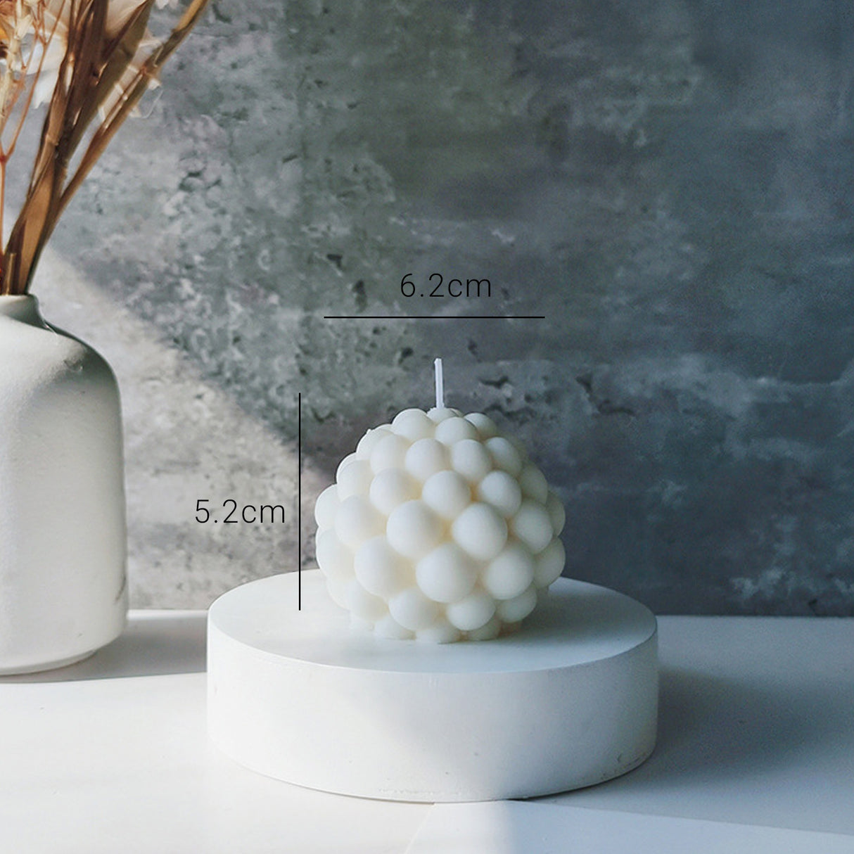 Vela de Cera Burbuja Nórdica