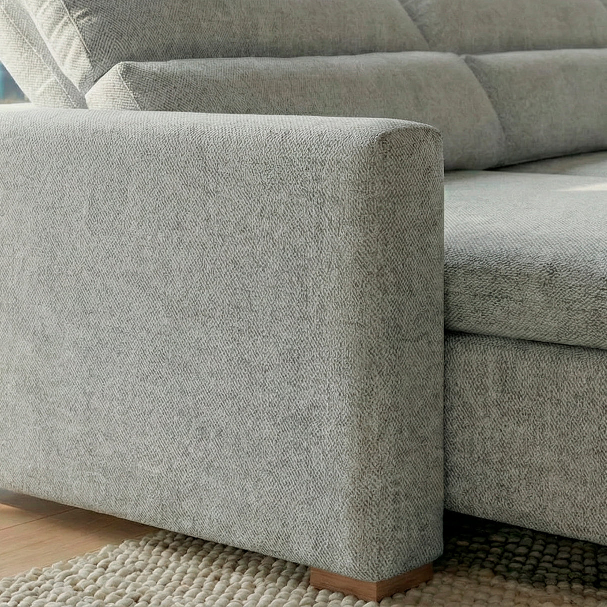 Sofá extensible y reclinable Dublin con Chaise Longue