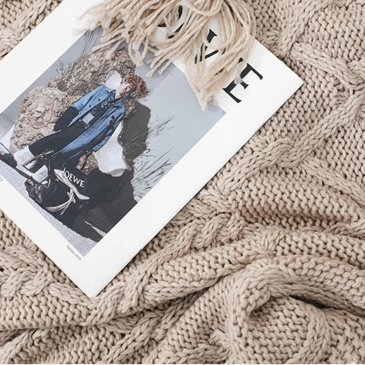 Manta Tejida Americana Flecos