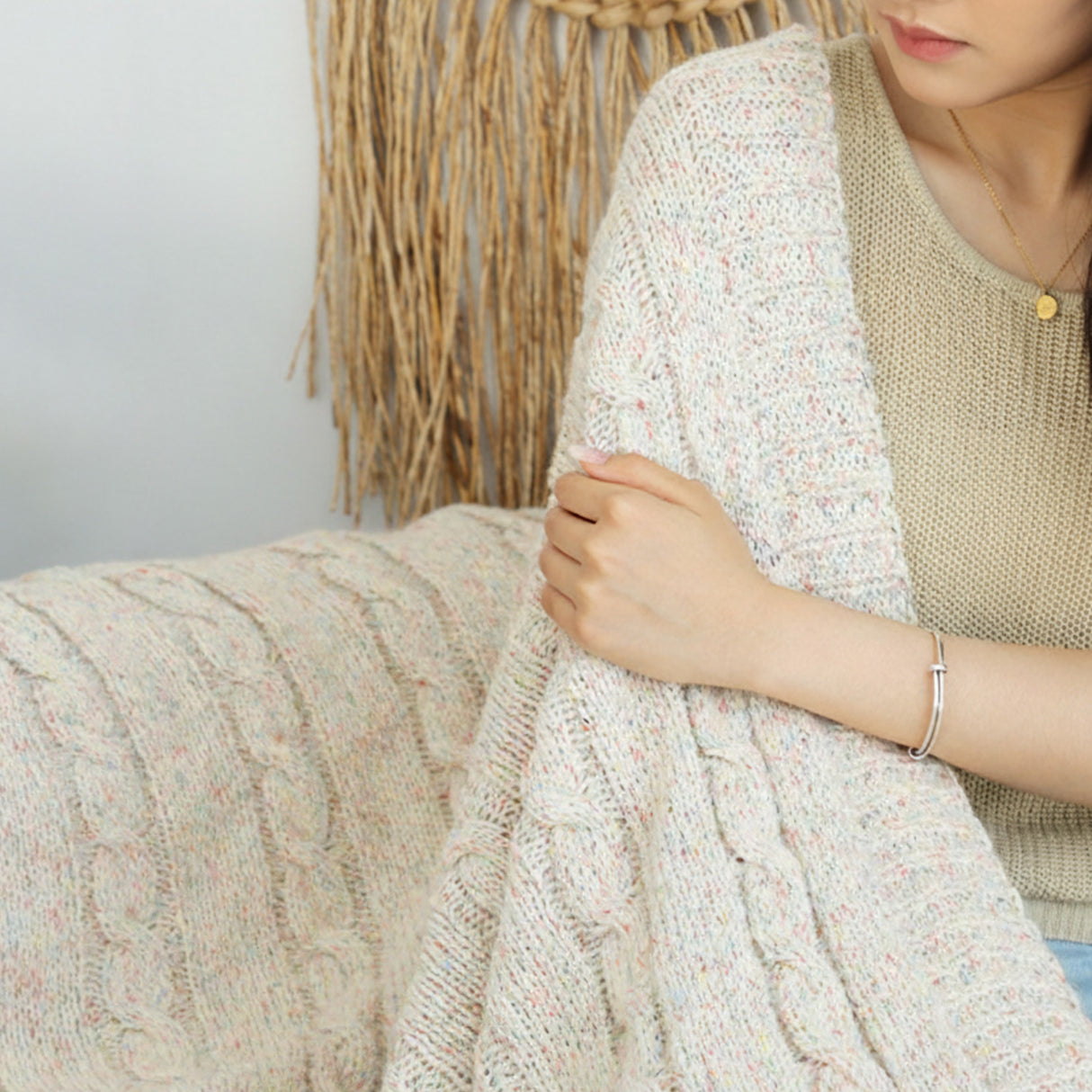 Manta Decorativa para Sofá