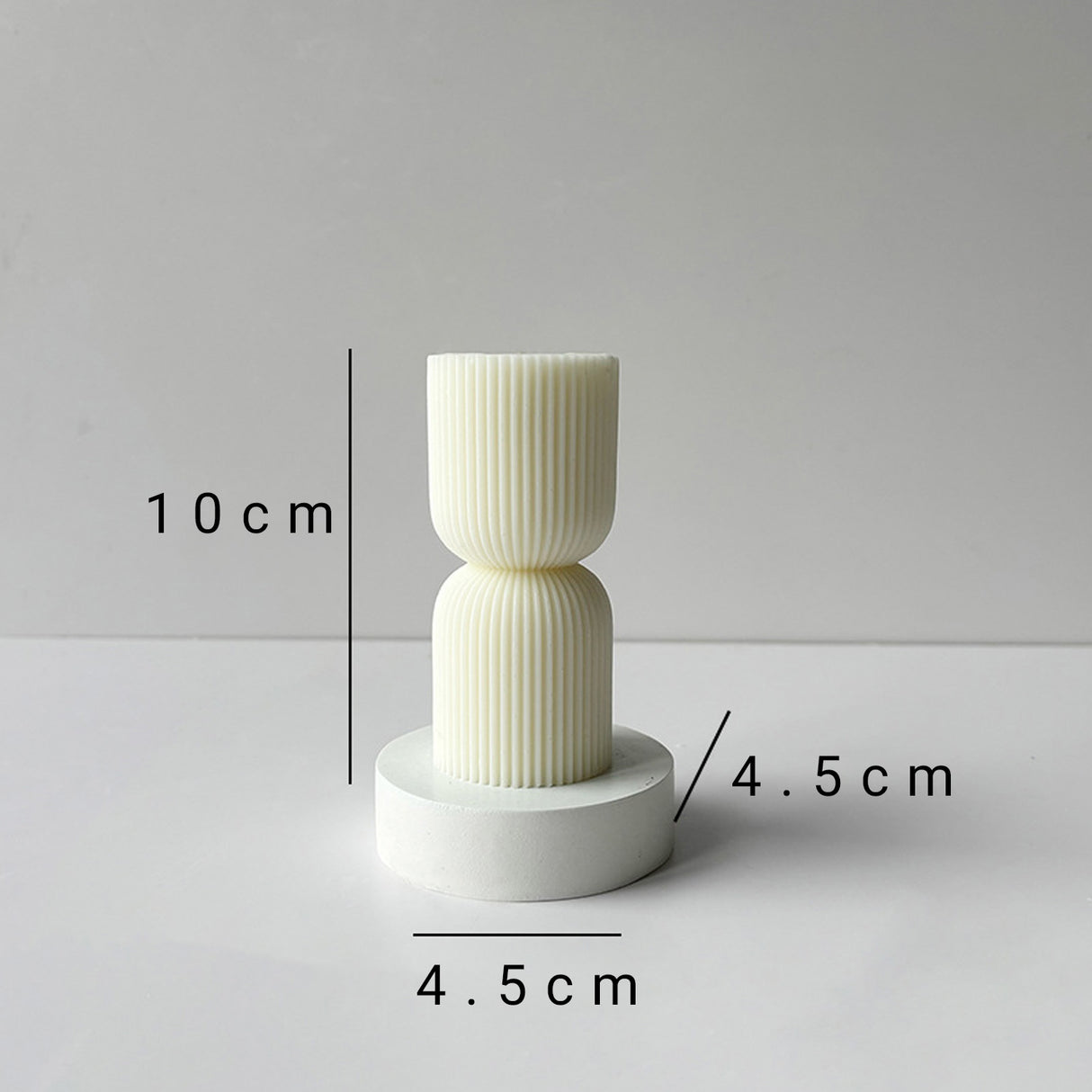 Vela de Cera Blanca Nórdica