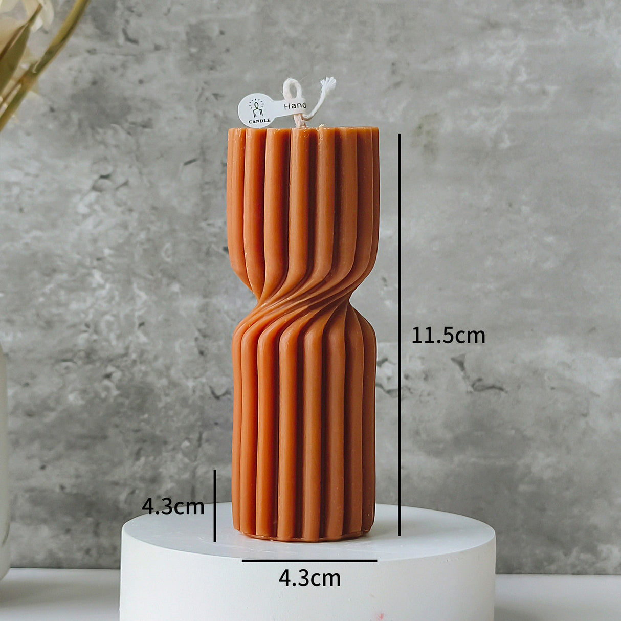 Vela de Cera Europea Caramelo