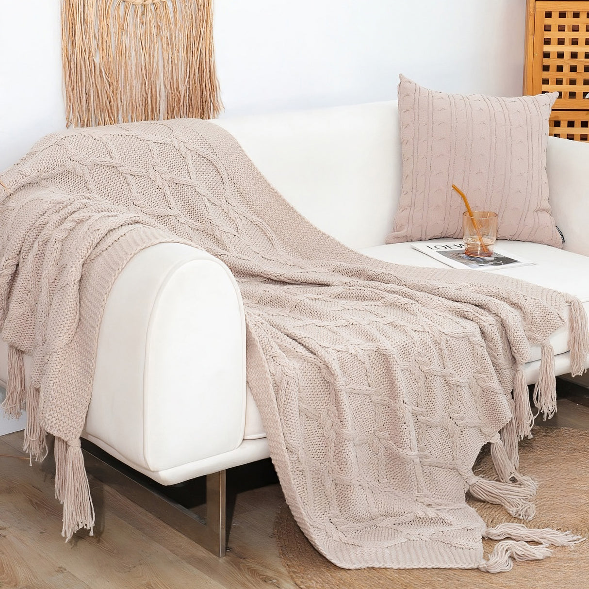 Manta Tejida Americana Flecos