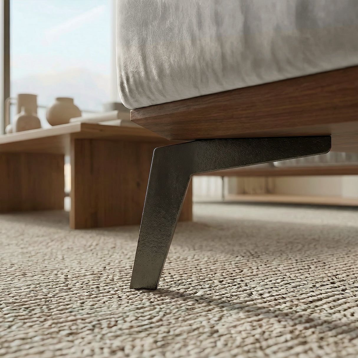 Sofá Seccional 3 Cuerpos Palace con Chaise Longue Izquierdo Tela Beige - 3.06m a Confección