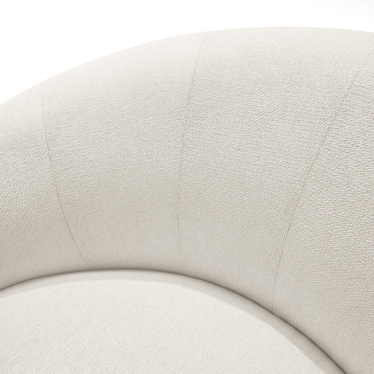 poltrona giratoria color beige claro