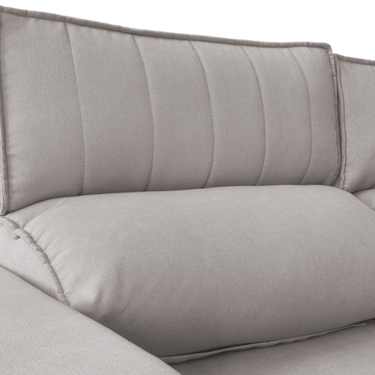 Sofá extensible y reclinable de 3 cuerpos tela chenille color café