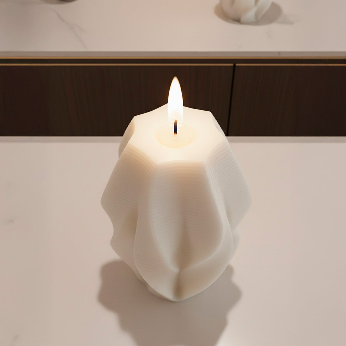 Vela de Cera Pilares Con Espiral