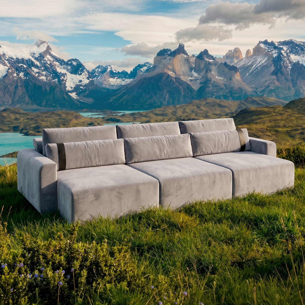 Sofá extensible y reclinable Rizzonte