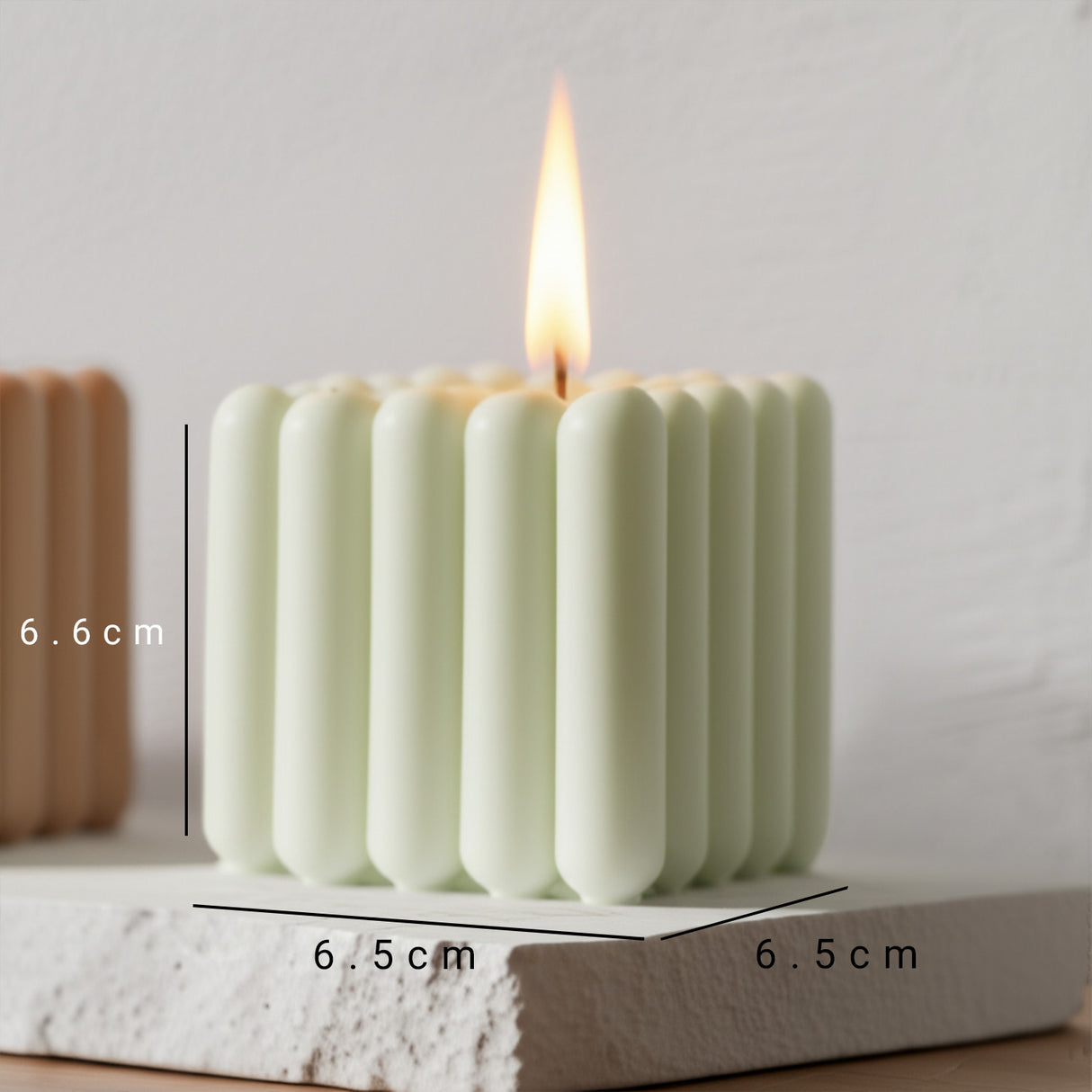 Vela de Cera Nórdica Pilares