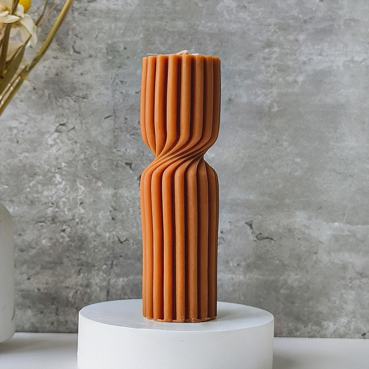 Vela de Cera Europea Caramelo