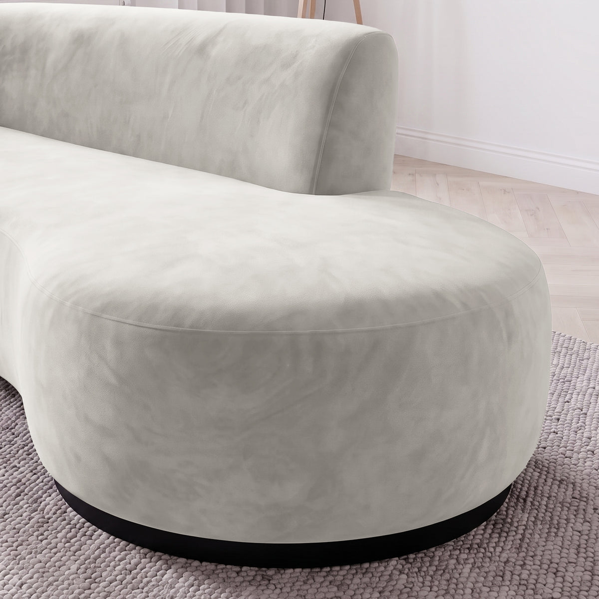Sofá 2 Cuerpos Acqua Respaldo izquierdo Tela Beige - 2.36m a Confección