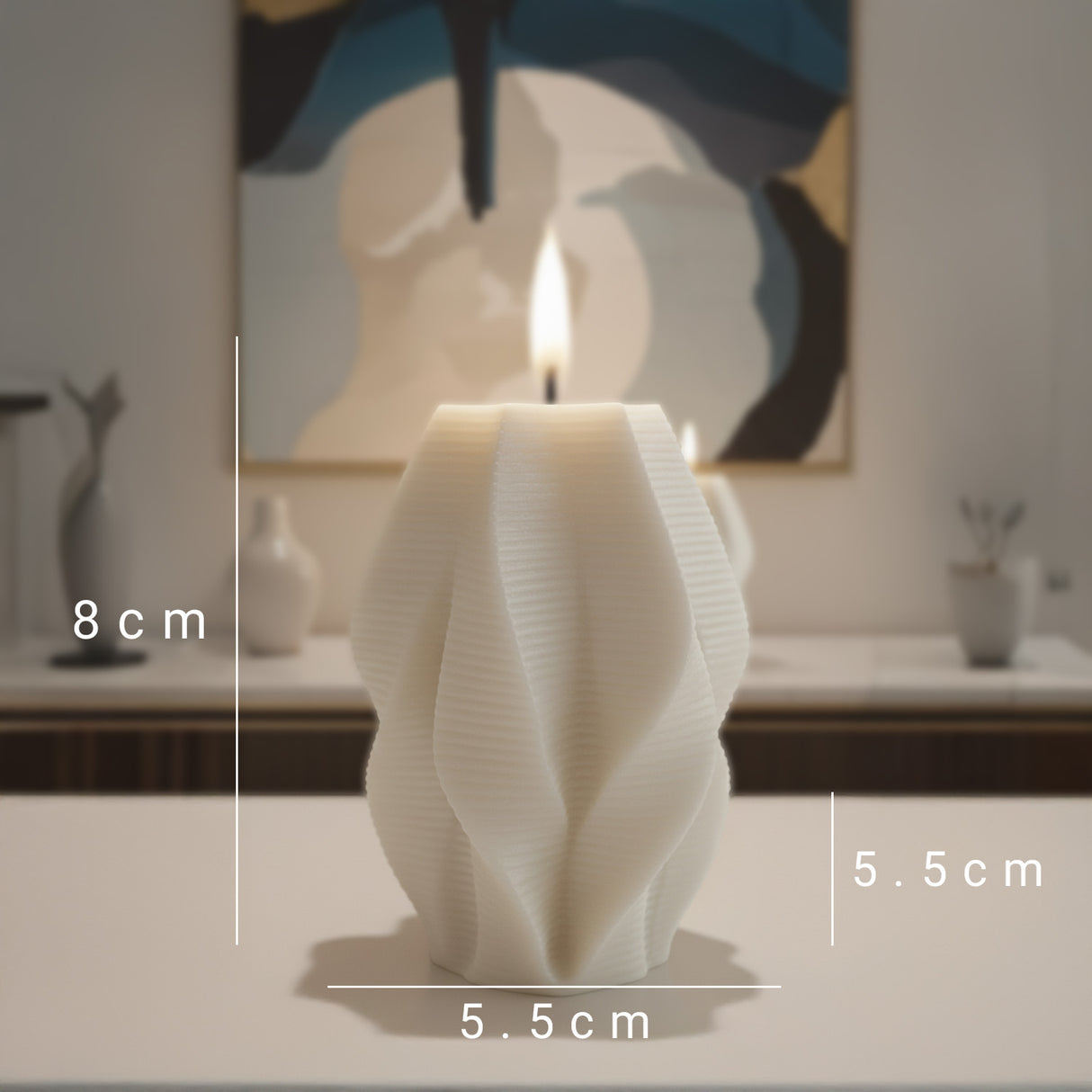 Vela de Cera Pilares Con Espiral