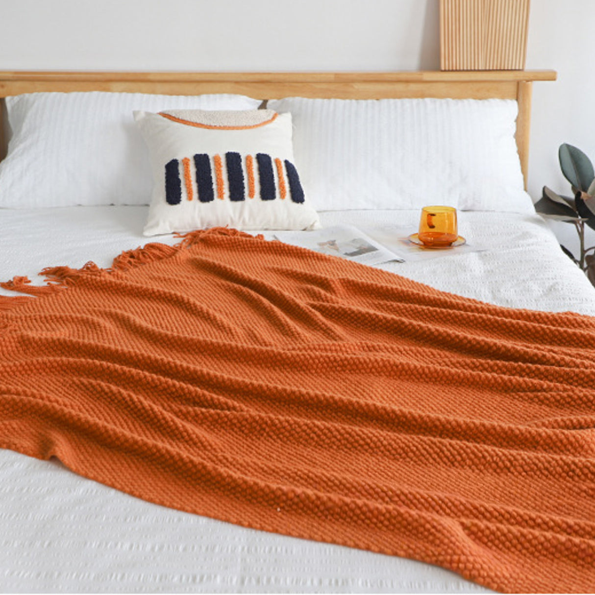 Manta Decorativa de Punto