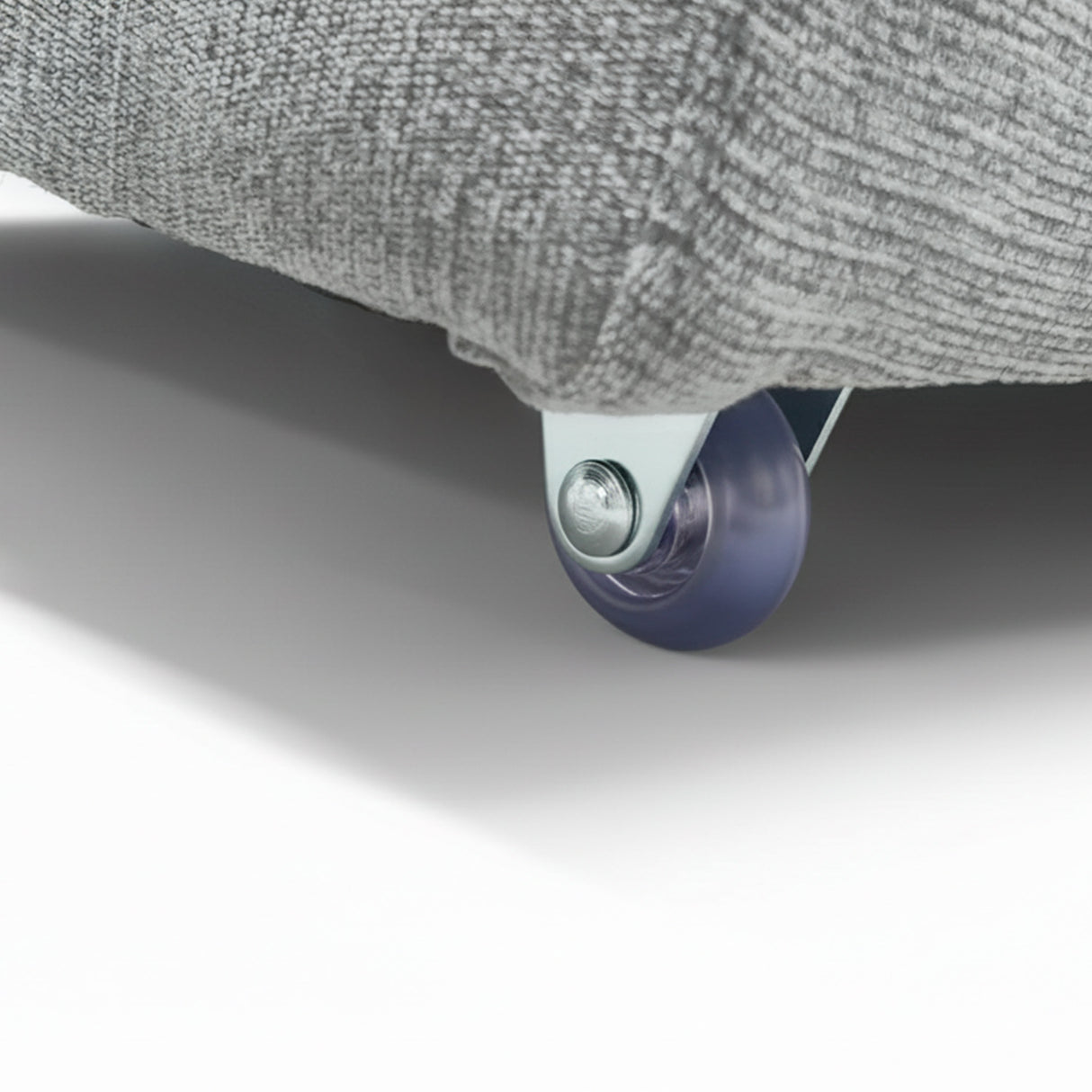 Rueda del sofá extensible de 2 cuerpos color gris