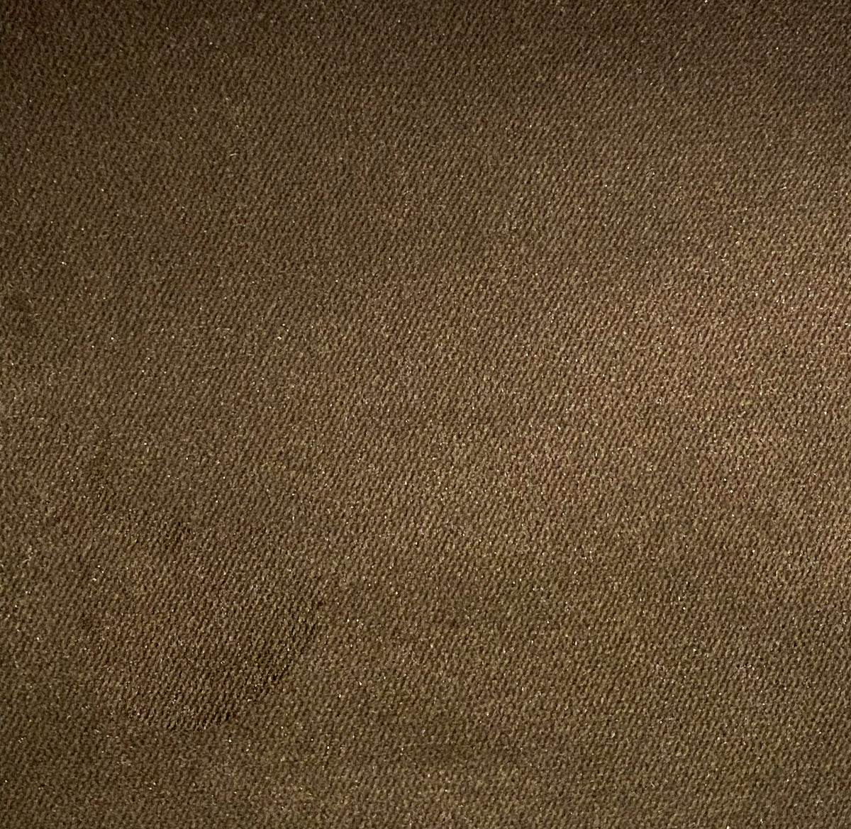 Sofá Arami con chaise longue derecho Tela marrón oscuro - 2.45mt stock