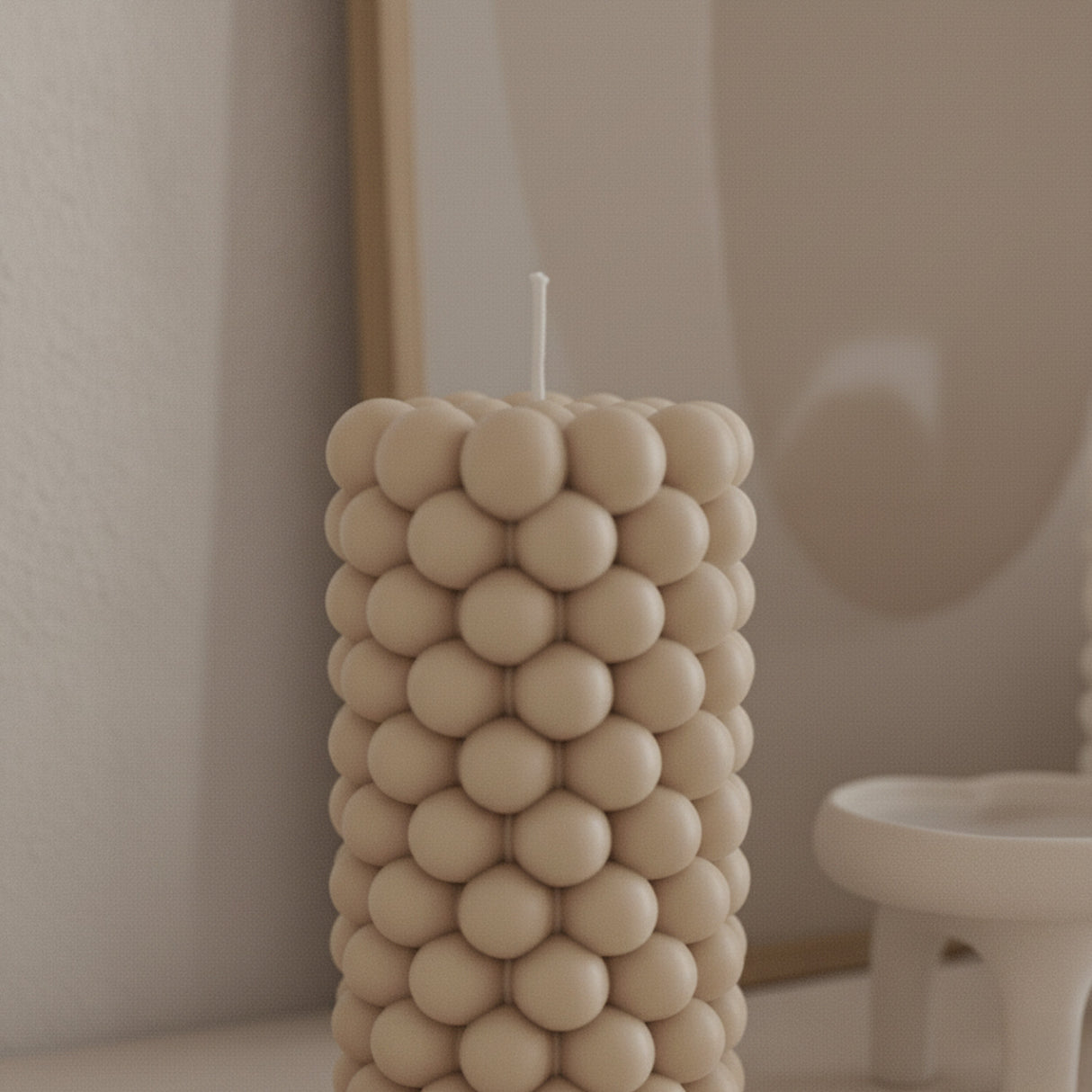 Vela de Cera Burbuja Cilíndrica