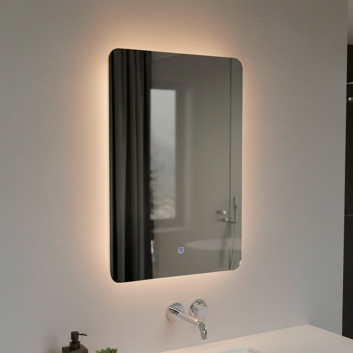 Espejo Led Rectángulo Vertical