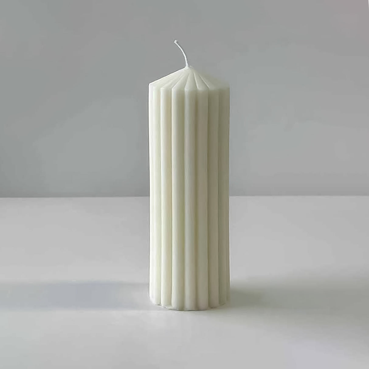 Vela de Cera Blanca Candles Nórdica