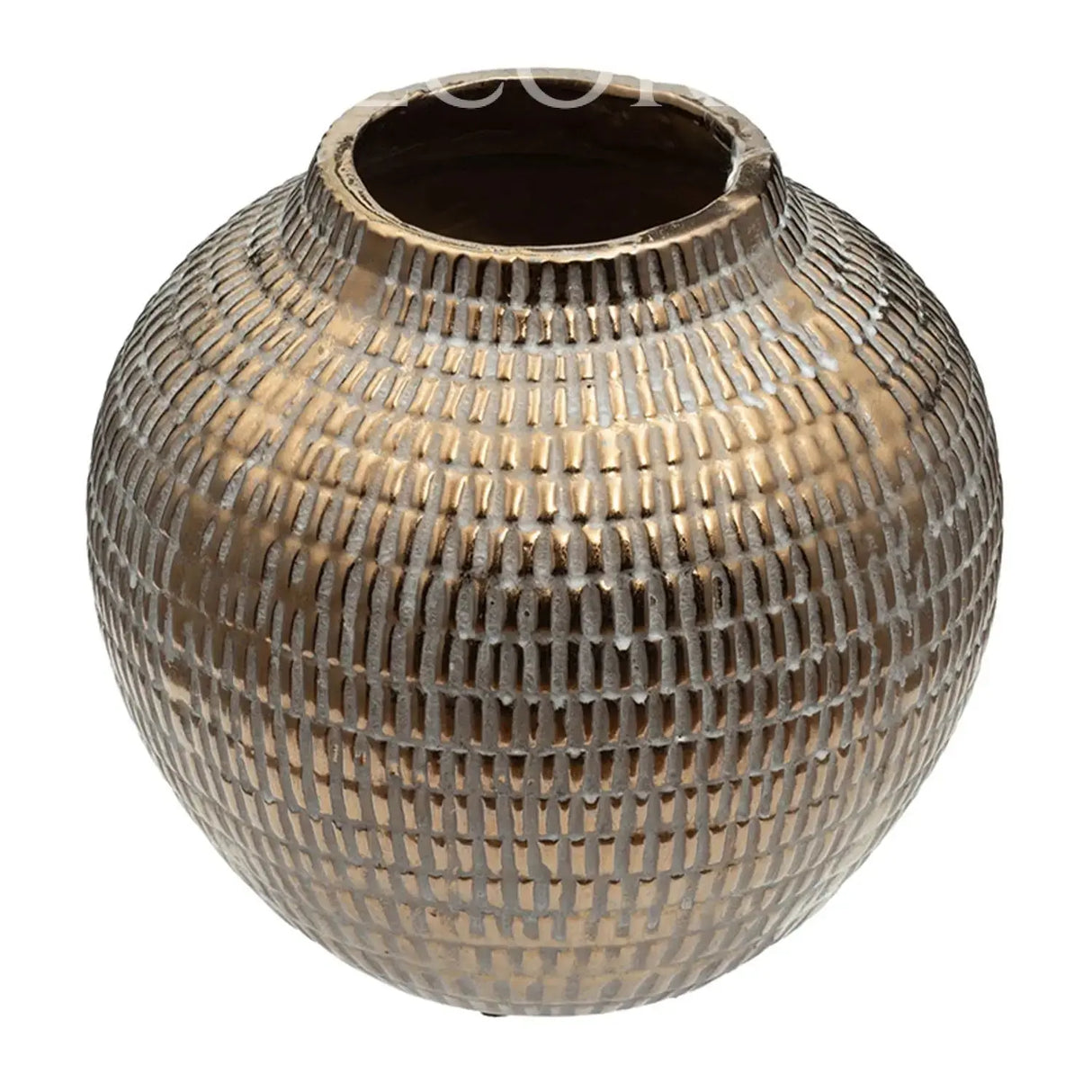 Jarrón de Cerámica Bronce Grande Re Decora