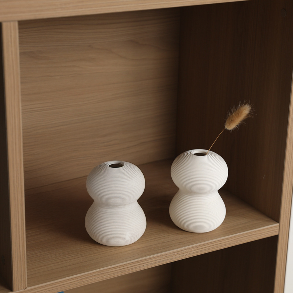 Jarrón Decorativo con Silueta Moderno Kelida Porcelana